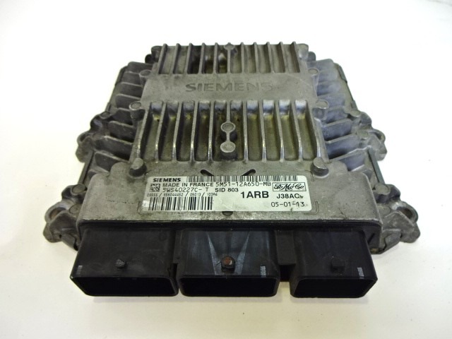 BASIC DDE CONTROL UNIT / INJECTION CONTROL MODULE . OEM N. 5M51-12A650-MB ORIGINAL PART ESED FORD FOCUS BER/SW (2005 - 2008) DIESEL 20  YEAR OF CONSTRUCTION 2005