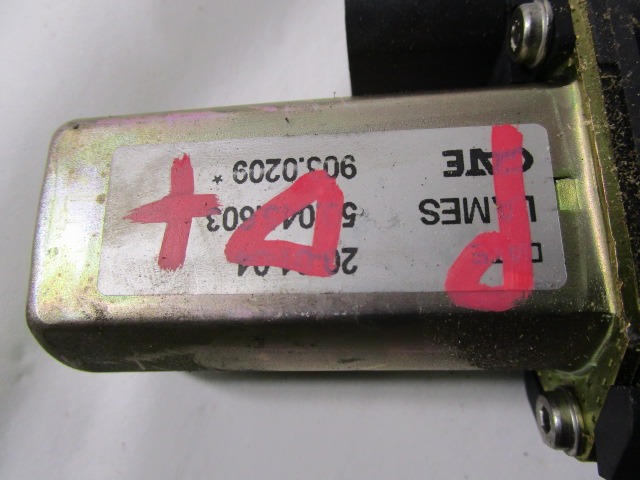 REAR DOOR WINDOW MOTOR OEM N. 50045603 ORIGINAL PART ESED FIAT STILO 192 BER/SW (2001 - 2004) DIESEL 19  YEAR OF CONSTRUCTION 2004