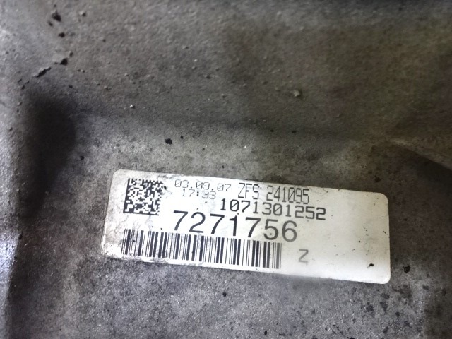 AUTOMATIC TRANSMISSION OEM N. 1071301252 ORIGINAL PART ESED AUDI A6 C6 4F2 4FH 4F5 BER/SW/ALLROAD (07/2004 - 10/2008) DIESEL 27  YEAR OF CONSTRUCTION 2007