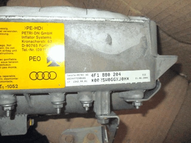 KIT COMPLETE AIRBAG OEM N. 18675 KIT AIRBAG COMPLETO ORIGINAL PART ESED AUDI A6 C6 4F2 4FH 4F5 BER/SW/ALLROAD (07/2004 - 10/2008) DIESEL 27  YEAR OF CONSTRUCTION 2007