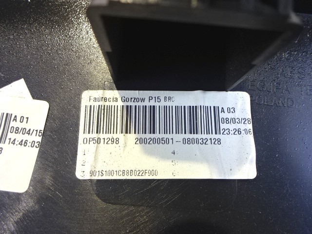 SEATS REAR  OEM N. 28144 SEDILE SDOPPIATO POSTERIORE TESSUTO ORIGINAL PART ESED VOLVO C70 MRK2 (2006 - 2013)DIESEL 20  YEAR OF CONSTRUCTION 2009