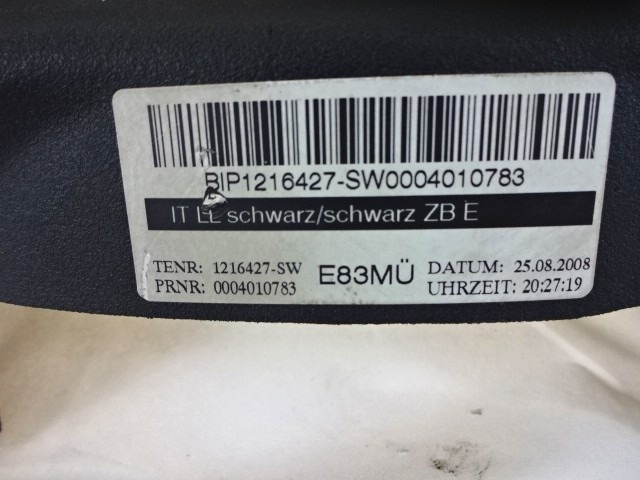 DASHBOARD OEM N. 51453445933 ORIGINAL PART ESED BMW X3 E83 LCI RESTYLING (2006 - 2010) DIESEL 20  YEAR OF CONSTRUCTION 2008