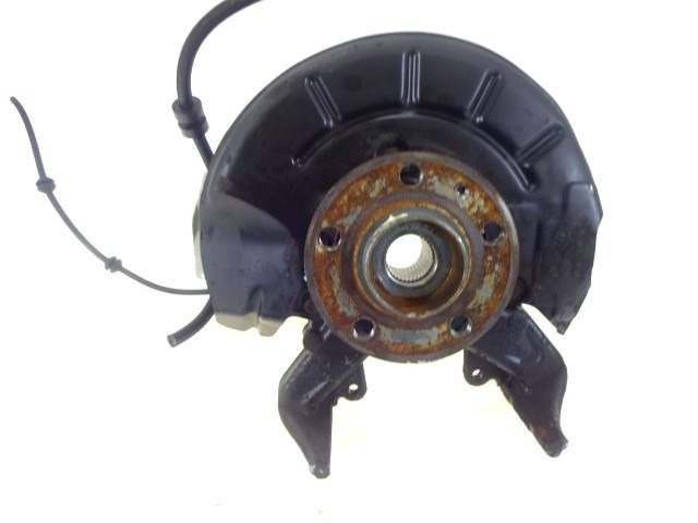 CARRIER, LEFT / WHEEL HUB WITH BEARING, FRONT OEM N. 6Q0407255S 6C0407621 ORIGINAL PART ESED SEAT IBIZA MK3 RESTYLING (02/2006 - 2008) BENZINA 14  YEAR OF CONSTRUCTION 2006