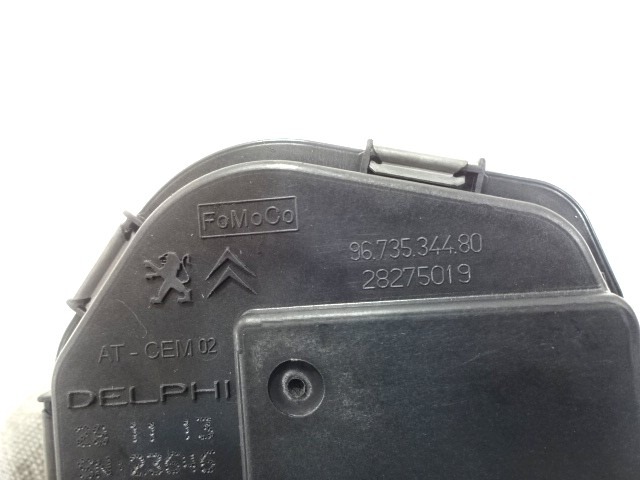 COMPLETE THROTTLE BODY WITH SENSORS  OEM N. 9673534480 ORIGINAL PART ESED PEUGEOT 208 4A 4C (DAL 2012) DIESEL 14  YEAR OF CONSTRUCTION 2014
