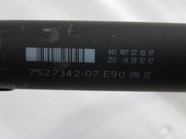 DRIVE SHAFT ASSY REAR OEM N. 7527339-04 ORIGINAL PART ESED BMW SERIE 3 BER/SW/COUPE/CABRIO E90/E91/E92/E93 (2005 - 08/2008) DIESEL 20  YEAR OF CONSTRUCTION 2007