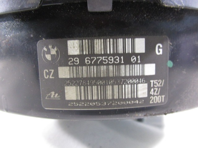 BRAKE SERVO WITHOUT PUMP OEM N. 296775931 ORIGINAL PART ESED BMW SERIE 3 BER/SW/COUPE/CABRIO E90/E91/E92/E93 (2005 - 08/2008) DIESEL 20  YEAR OF CONSTRUCTION 2007