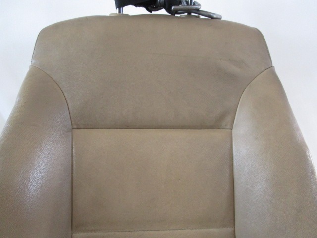 LEFT FRONT PILOT LEATHER SEAT OEM N. 17292 SEDILE ANTERIORE SINISTRO PELLE ORIGINAL PART ESED BMW SERIE 5 E60 E61 (2003 - 2010) DIESEL 30  YEAR OF CONSTRUCTION 2004
