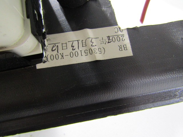 TUNNEL OBJECT HOLDER WITHOUT ARMREST OEM N. 5305100-K00 ORIGINAL PART ESED GREAT WALL HOVER (2006 - 2011)BENZINA/GPL 24  YEAR OF CONSTRUCTION 2009