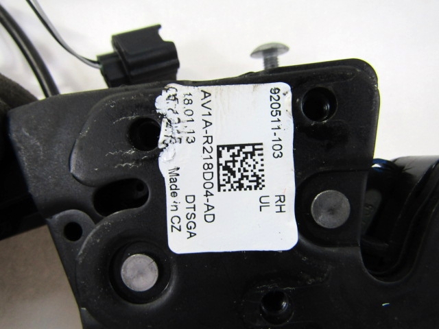 CENTRAL LOCKING OF THE RIGHT FRONT DOOR OEM N. AV1A-R218D04-AD ORIGINAL PART ESED FORD BMAX (DAL 2012)BENZINA 14  YEAR OF CONSTRUCTION 2013