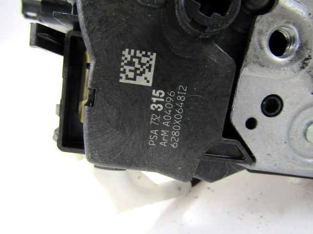 CENTRAL REAR RIGHT DOOR LOCKING OEM N. 9800624980 ORIGINAL PART ESED CITROEN C3 MK2 SC (2009 - 2016) BENZINA 14  YEAR OF CONSTRUCTION 2010