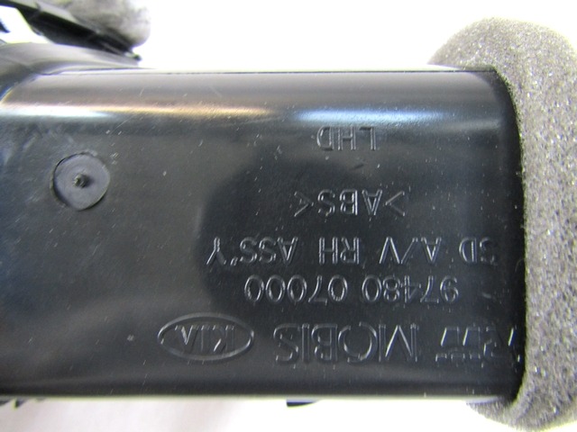 AIR OUTLET OEM N. 97480-07000 ORIGINAL PART ESED KIA PICANTO (2008 - 2011) BENZINA 10  YEAR OF CONSTRUCTION 2011