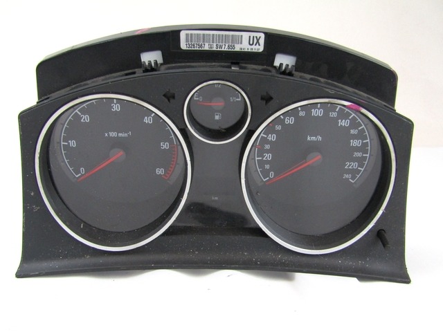 INSTRUMENT CLUSTER / INSTRUMENT CLUSTER OEM N. 13267567 ORIGINAL PART ESED OPEL ASTRA H RESTYLING L48 L08 L35 L67 5P/3P/SW (2007 - 2009) DIESEL 19  YEAR OF CONSTRUCTION 2008