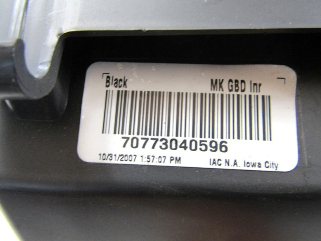 GLOVE BOX OEM N. 1FB991DVAA ORIGINAL PART ESED JEEP COMPASS (2006 - 2010)DIESEL 20  YEAR OF CONSTRUCTION 2008