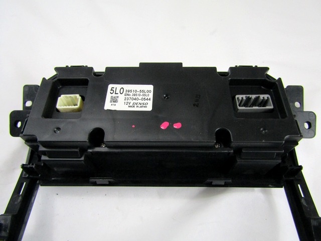 AIR CONDITIONING CONTROL UNIT / AUTOMATIC CLIMATE CONTROL OEM N. 39510-55L00 237040-0544 ORIGINAL PART ESED FIAT SEDICI (05/2009 - 2014) DIESEL 20  YEAR OF CONSTRUCTION 2011
