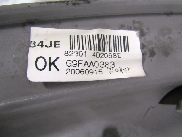 FRONT DOOR PANEL OEM N. 19508 PANNELLO INTERNO PORTA ANTERIORE ORIGINAL PART ESED KIA CARNIVAL MK2 (2006 - 2011)DIESEL 29  YEAR OF CONSTRUCTION 2009