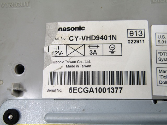 BOARD COMPUTER OEM N. CY-VHD9401N ORIGINAL PART ESED LAND ROVER DISCOVERY 3 (2004 - 2009)DIESEL 27  YEAR OF CONSTRUCTION 2007
