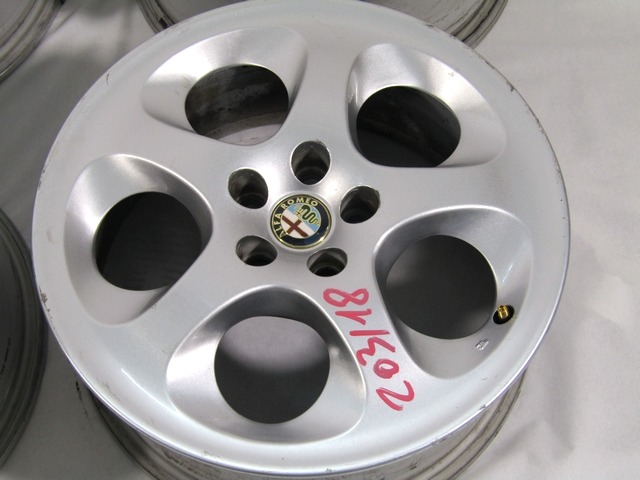 ALLOY WHEEL SET 16'  OEM N. 19782 SET 4 CERCHI IN LEGA ORIGINAL PART ESED ALFA ROMEO 147 937 RESTYLING (2005 - 2010) DIESEL 19  YEAR OF CONSTRUCTION 2005