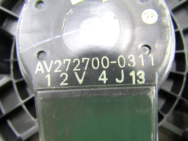 BLOWER UNIT OEM N. AV272700-0311 ORIGINAL PART ESED SUZUKI SWIFT MK4 MZ EZ (2004 - 2010) BENZINA 13  YEAR OF CONSTRUCTION 2007