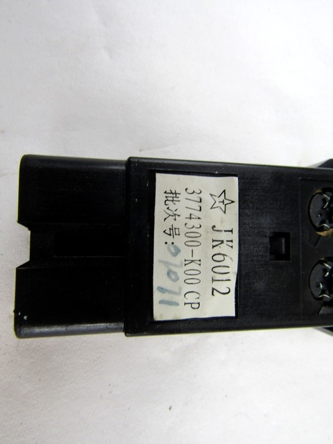 VARIOUS SWITCHES OEM N. 3774300-K00 ORIGINAL PART ESED GREAT WALL HOVER (2006 - 2011)BENZINA/GPL 24  YEAR OF CONSTRUCTION 2008