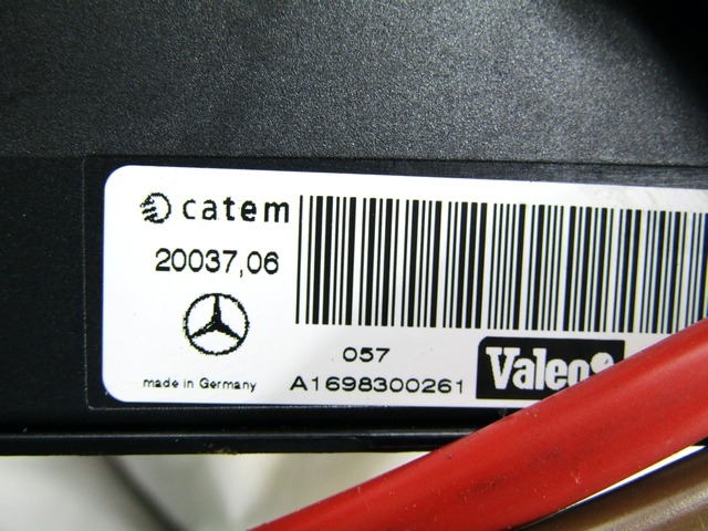 AUXILIARY HEATER OEM N. A1698300261 ORIGINAL PART ESED MERCEDES CLASSE A W169 5P C169 3P (2004 - 04/2008) DIESEL 20  YEAR OF CONSTRUCTION 2007