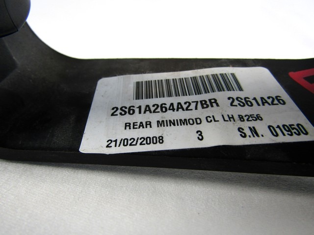 LEFT REAR EXTERIOR HANDLE OEM N. 2S61A264A27BR ORIGINAL PART ESED FORD FIESTA JH JD MK5 R (01/2006 - 2008) BENZINA 12  YEAR OF CONSTRUCTION 2008