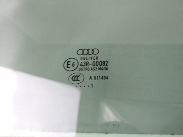DOOR WINDOW, FRONT RIGHT OEM N. 8X3845202 ORIGINAL PART ESED AUDI A1 8X1 8XF (DAL 2010)BENZINA 12  YEAR OF CONSTRUCTION 2011