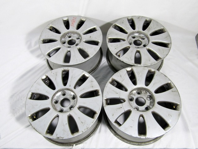 ALLOY WHEEL SET 16'  OEM N. 8E0601025AE ORIGINAL PART ESED AUDI A4 8EC 8ED 8HE B7 BER/SW/CABRIO (2004 - 2007) DIESEL 20  YEAR OF CONSTRUCTION 2006