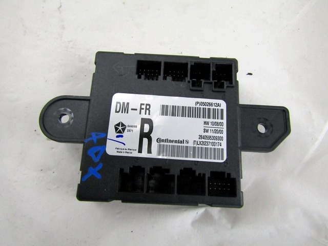 CONTROL OF THE FRONT DOOR OEM N. 05026612AI ORIGINAL PART ESED LANCIA THEMA (2011 - 2014)DIESEL 30  YEAR OF CONSTRUCTION 2013