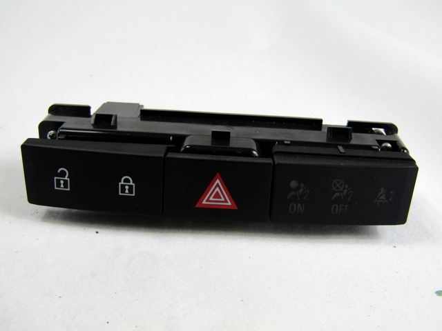 SWITCH HAZARD WARNING/CENTRAL LCKNG SYST OEM N. 13285122 ORIGINAL PART ESED OPEL ASTRA J 5P/3P/SW (2009 - 2015) DIESEL 20  YEAR OF CONSTRUCTION 2013
