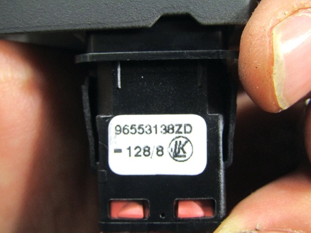 VARIOUS SWITCHES OEM N. 96553138ZD ORIGINAL PART ESED CITROEN C4 PICASSO/GRAND PICASSO MK1 (2006 - 08/2013) DIESEL 20  YEAR OF CONSTRUCTION 2008