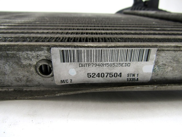 CHARGE-AIR COOLING OEM N. 52407504 ORIGINAL PART ESED OPEL ASTRA H L48,L08,L35,L67 5P/3P/SW (2004 - 2007) DIESEL 19  YEAR OF CONSTRUCTION 2005