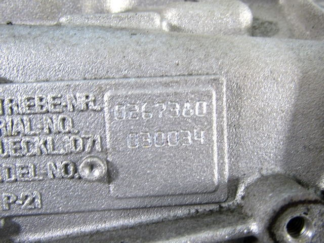 AUTOMATIC TRANSMISSION OEM N. 1071301271 ORIGINAL PART ESED BMW SERIE 3 BER/SW/COUPE/CABRIO E90/E91/E92/E93 (2005 - 08/2008) DIESEL 20  YEAR OF CONSTRUCTION 2008