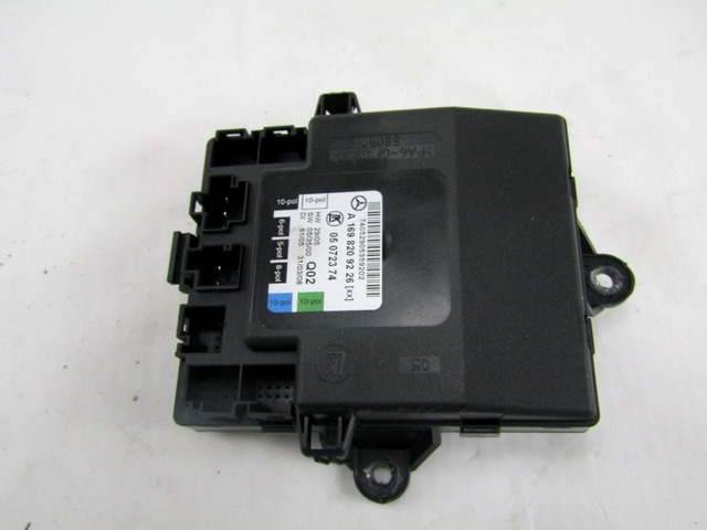 CONTROL OF THE FRONT DOOR OEM N. A1698209226 ORIGINAL PART ESED MERCEDES CLASSE B W245 T245 5P (2005 - 2011) DIESEL 20  YEAR OF CONSTRUCTION 2008