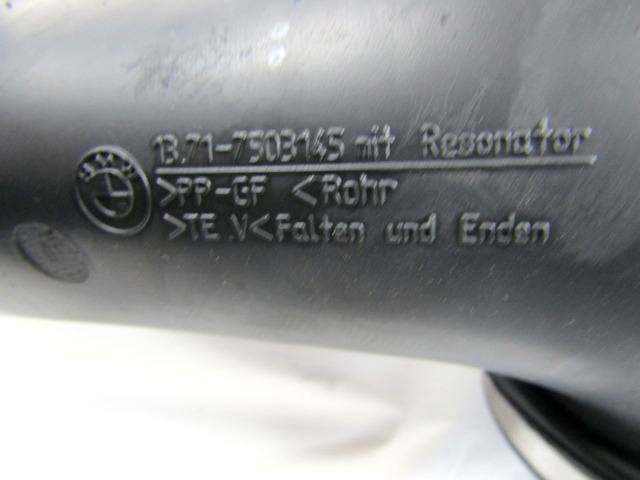 INTAKE SILENCER OEM N. 13717503145 ORIGINAL PART ESED BMW SERIE X5 E53 (1999 - 2003)BENZINA 30  YEAR OF CONSTRUCTION 2001