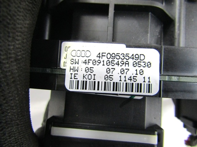 SWITCH CLUSTER STEERING COLUMN OEM N. 4E0953521B 4E0953503G 4F0953549D ORIGINAL PART ESED AUDI A6 C6 4F2 4FH 4F5 RESTYLING BER/SW/ALLROAD (10/2008 - 2011) DIESEL 30  YEAR OF CONSTRUCTION 2010