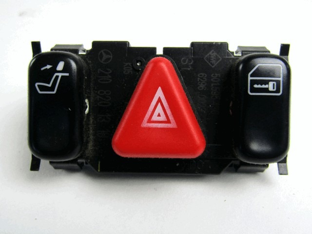 SWITCH HAZARD WARNING/CENTRAL LCKNG SYST OEM N. 2108201310 ORIGINAL PART ESED MERCEDES CLASSE E W210 BER/SW (1995 - 2003) BENZINA 20  YEAR OF CONSTRUCTION 1996