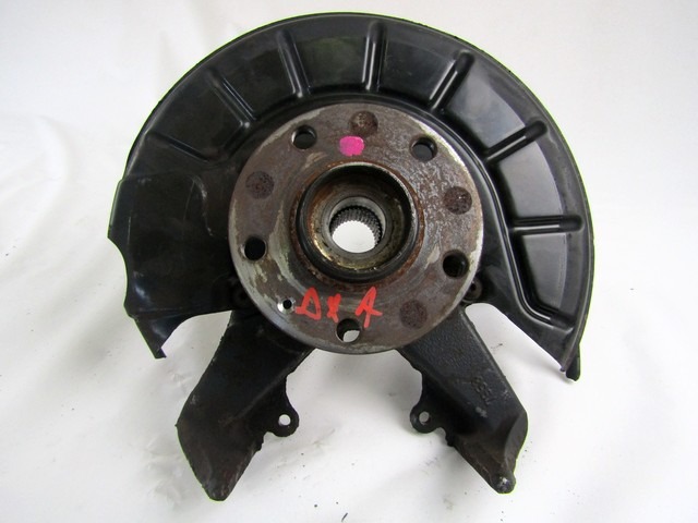 CARRIER, RIGHT FRONT / WHEEL HUB WITH BEARING, FRONT OEM N. 1K0407256AA ORIGINAL PART ESED VOLKSWAGEN GOLF MK6 (2008-2012) DIESEL 16  YEAR OF CONSTRUCTION 2010