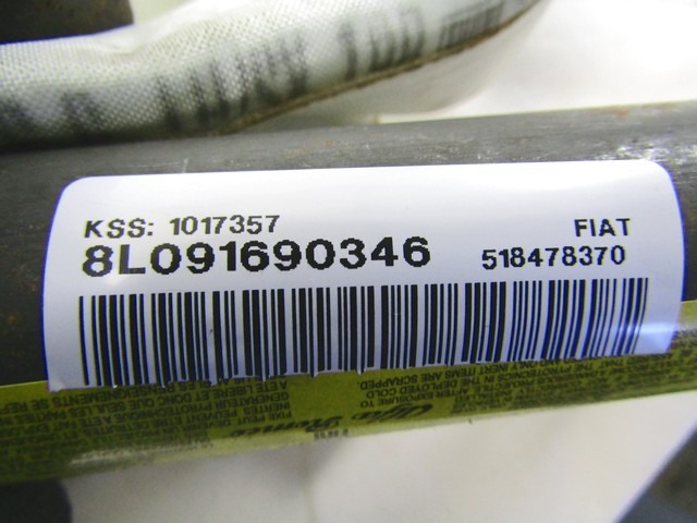 HEAD AIRBAG, LEFT OEM N. 518478370 ORIGINAL PART ESED FIAT BRAVO 198 (02/2007 - 01/2011) BENZINA/GPL 14  YEAR OF CONSTRUCTION 2009