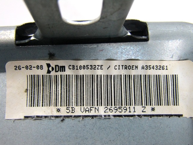 KIT COMPLETE AIRBAG OEM N. 16330 KIT AIRBAG COMPLETO ORIGINAL PART ESED CITROEN C3 / PLURIEL (09/2005 - 11/2010) BENZINA 11  YEAR OF CONSTRUCTION 2008