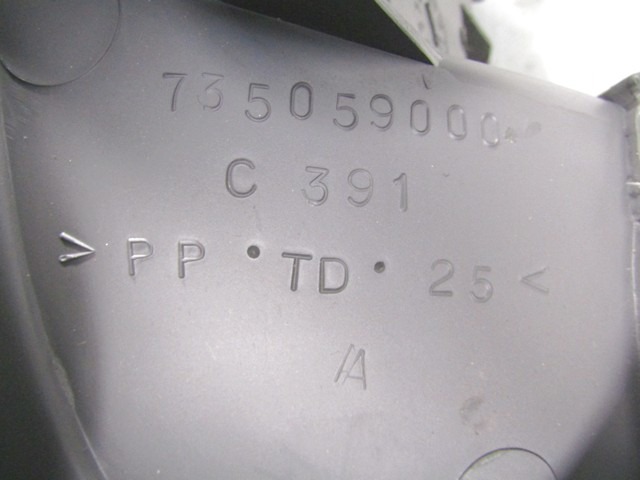 DASHBOARD OEM N. 735059000 ORIGINAL PART ESED FIAT SEICENTO 600 MK2 (1998 - 04/2005)BENZINA 11  YEAR OF CONSTRUCTION 2000