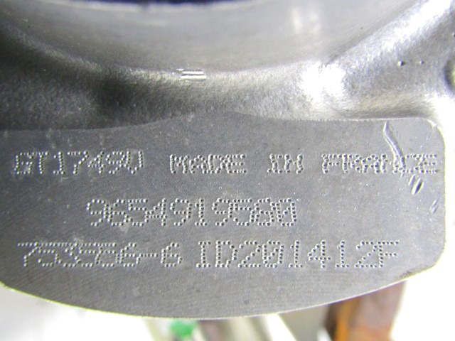 TURBINE OEM N. 9654919580 ORIGINAL PART ESED CITROEN C5 MK1 /BREAK (2000 - 2007) DIESEL 20  YEAR OF CONSTRUCTION 2007