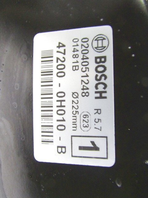 POWER BRAKE UNIT DEPRESSION OEM N. 47200-0H010-B ORIGINAL PART ESED PEUGEOT 107  (2005 - 2014) BENZINA 10  YEAR OF CONSTRUCTION 2008