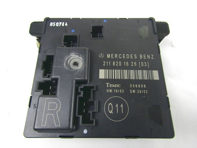 CONTROL OF THE FRONT DOOR OEM N. 2118201626 ORIGINAL PART ESED MERCEDES CLASSE E W211 BER/SW (03/2002 - 05/2006) DIESEL 22  YEAR OF CONSTRUCTION 2005