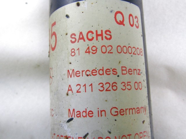 PAIR REAR SHOCK ABSORBERS OEM N. A2113263500 ORIGINAL PART ESED MERCEDES CLASSE E W211 BER/SW (03/2002 - 05/2006) DIESEL 22  YEAR OF CONSTRUCTION 2005