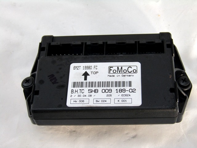 AIR CONDITIONING CONTROL UNIT / AUTOMATIC CLIMATE CONTROL OEM N. 6M2T-19980-FC ORIGINAL PART ESED FORD GALAXY (2006 - 2015)DIESEL 20  YEAR OF CONSTRUCTION 2008