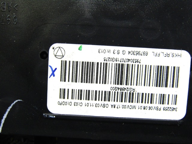 AIR CONDITIONING CONTROL OEM N. 3452259 ORIGINAL PART ESED MINI COOPER / ONE R56 (2007 - 2013) DIESEL 16  YEAR OF CONSTRUCTION 2007