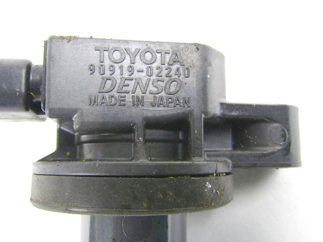 IGNITION COIL OEM N. 90919-02240 ORIGINAL PART ESED TOYOTA IQ (2008 - 2015)BENZINA 10  YEAR OF CONSTRUCTION 2009