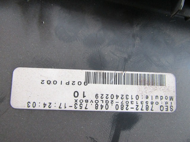 GLOVE BOX OEM N. 13240229 ORIGINAL PART ESED OPEL ASTRA H L48,L08,L35,L67 5P/3P/SW (2004 - 2007) BENZINA 14  YEAR OF CONSTRUCTION 2007