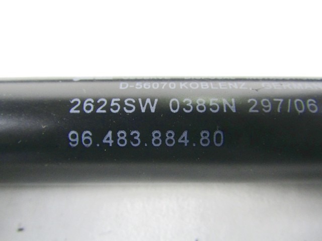 GAS PRESSURIZED SPRING, TRUNK LID OEM N. 9648388480 ORIGINAL PART ESED CITROEN C2 (2004 - 2009) BENZINA 11  YEAR OF CONSTRUCTION 2007