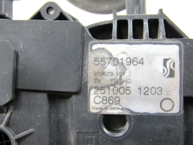 CENTRAL LOCKING OF THE RIGHT FRONT DOOR OEM N. 55701964 ORIGINAL PART ESED FIAT GRANDE PUNTO 199 (2005 - 2012) DIESEL 13  YEAR OF CONSTRUCTION 2005